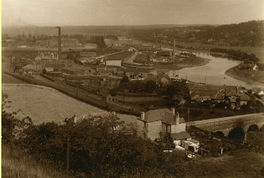 Looking back: An earlier view from Friarton before the WEBWalk and Recycling Centre were built.