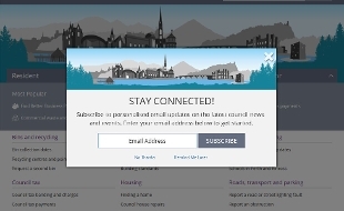 GovDelivery Email subscription