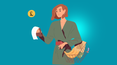 Food Cost of living food support animation