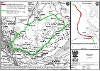 Map showing the works area and diversion route during resurfacing works on the B953 at Baledgarno near Inchture