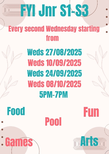 Dates for the PKC Champs care experienced group sessions for S1 to S3 aged young people