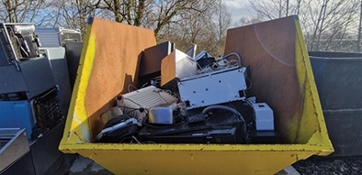 Skip full of rubbish